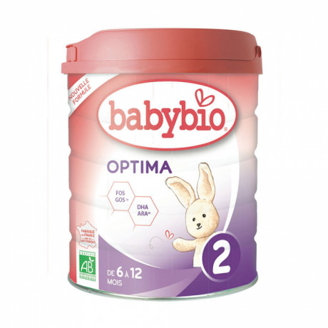 BABYBIO OPTIMA 2ème Age LAIT BIO 800G