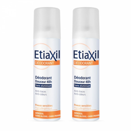 Etiaxil Déodorant Douceur 48H sans Aluminium Lot de 2 x 150 ml Etiaxil Déodorant Douceur 48H sans Aluminium Lot de 2 x 150 ml