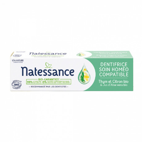 NATESSANCE DENTIFRICE SOIN HOMEO COMPATIBLE 75ML NATESSANCE DENTIFRICE SOIN HOMEO COMPATIBLE 75ML