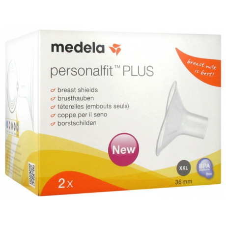 MEDELA PERSONALFIT PLUS 2 TÉTERELLES - TAILLE : TAILLE XL 2 MEDELA PERSONALFIT PLUS 2 TÉTERELLES - TAILLE : TAILLE XL 2