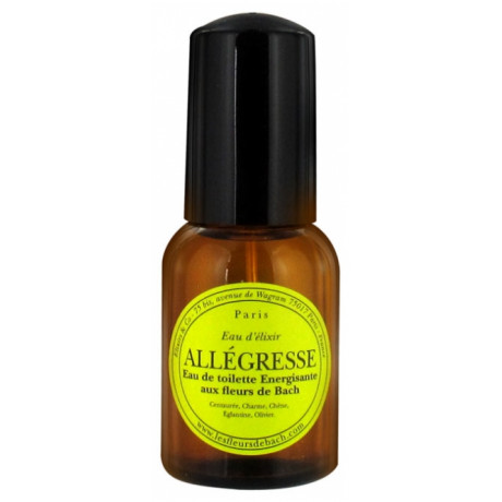 Elixirs & Co Eau d'Élixir Allégresse Aux Fleurs De Bach Eau De Toilette Énergisante 30 ml