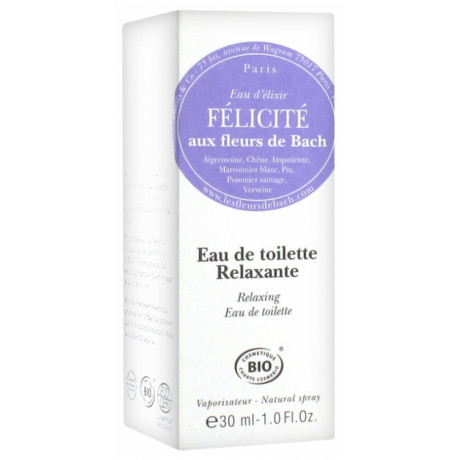 Elixirs & Co Eau d'Élixir Félicité Aux Fleurs De Bach Eau De Toilette Relaxante 30 ml