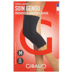 Gibaud Soin Genou Genouillère Chaleur - Taille : Taille M