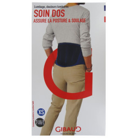 Gibaud Soin Dos Ceinture Lombaire Hauteur 21 cm - Taille : Taille XS