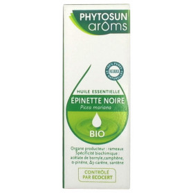 Phytosun Arôms Huile Essentielle Epinette Noire (Picea mariana) Bio 10 ml