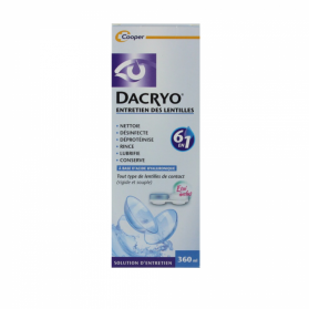 DACRYO ENTRETIEN LENTILLES 360ML