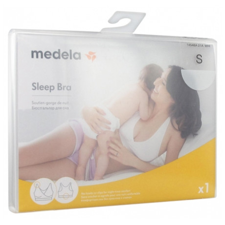 Medela Soutien-Gorge de Nuit Blanc - Taille : Taille S