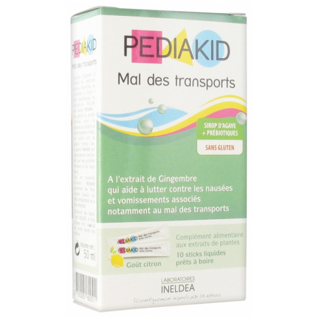 PEDIAKID SIROP MAL DES TRANSPORTS 10 STICKS PEDIAKID SIROP MAL DES TRANSPORTS 10 STICKS