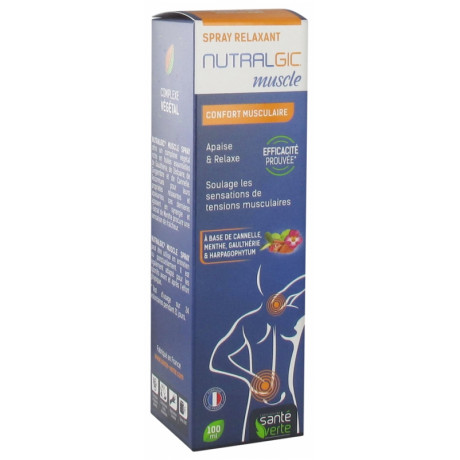 Santé Verte Nutralgic Muscle Spray Relaxant 100 ml Santé Verte Nutralgic Muscle Spray Relaxant 100 ml