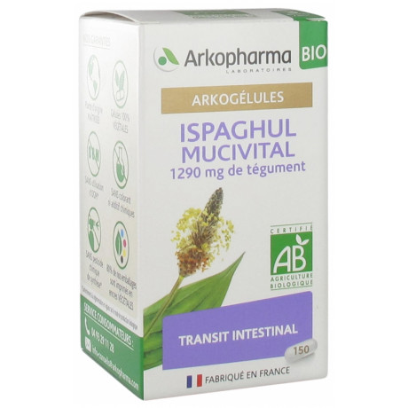 Arkogélules Ispaghul Mucivital Bio 150 Gélules Arkogélules Ispaghul Mucivital Bio 150 Gélules