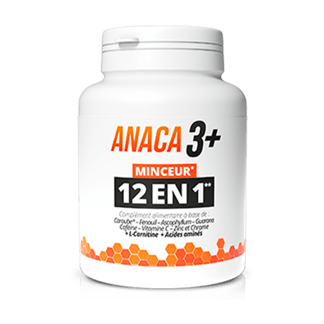 ANACA3+ Minceur 12en1 120 gélules ANACA3+ Minceur 12en1 120 gélules