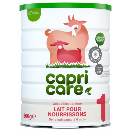 Capricare Lait pour Nourrissons 1 de 0 à 6 Mois 800 g