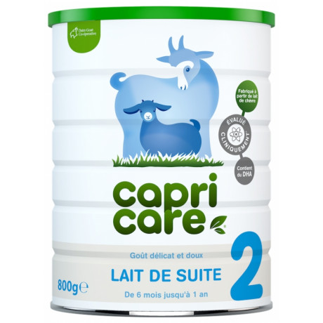 Capricare Lait de Suite 2 de 6 Mois à 1 An 800 g