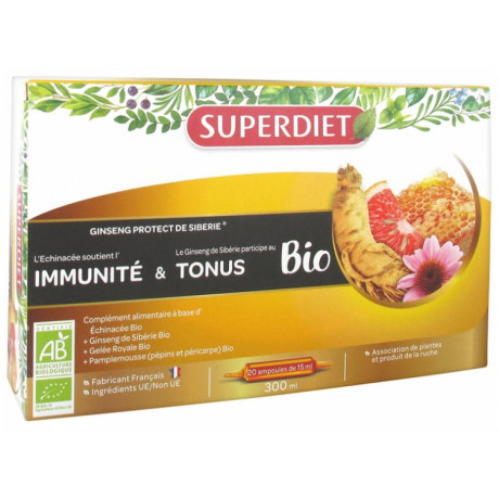 SuperDiet Ginseng Protect Bio 20 Ampoules SuperDiet Ginseng Protect Bio 20 Ampoules