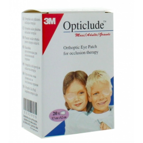 Opticlude 20 pansements orthopédiques maxi chair 8cm x 5,3cm