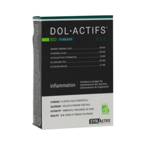 SYNACTIFS Doloactifs bio 15 gélules SYNACTIFS Doloactifs bio 15 gélules