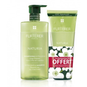Furterer Naturia Shampoing Extra-Doux Usage Fréquent 500 ml + Naturia Shampoing Extra-Doux Usage Fréquent 200 ml Offert