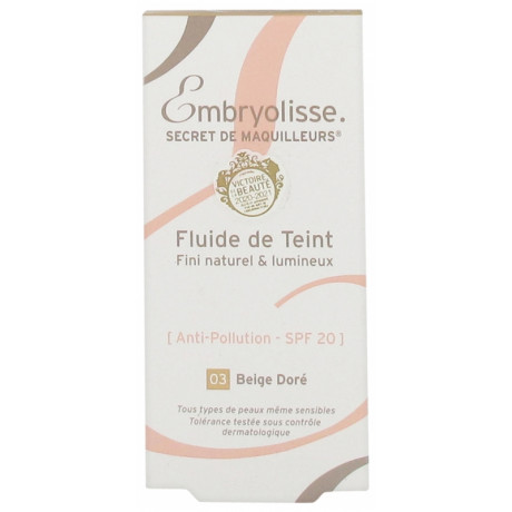 Embryolisse Secret de Maquilleurs Fluide de Teint 30 ml - Teinte : Beige Doré 03 Embryolisse Secret de Maquilleurs Fluide de Teint 30 ml - Teinte : Beige Doré 03