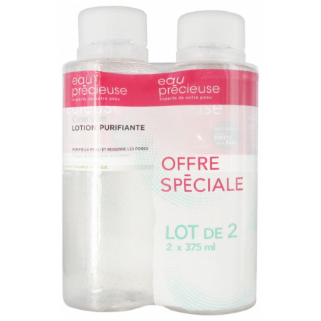 EAU PRECIEUSE LOTION PURETE DE LA PEAU 2X375ML EAU PRECIEUSE LOTION PURETE DE LA PEAU 2X375ML