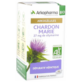 Arkopharma Arkogélules Chardon Marie Bio 45 Gélules