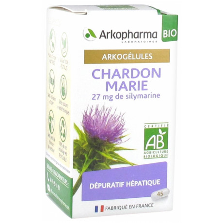 Arkopharma Arkogélules Chardon Marie Bio 45 Gélules Arkopharma Arkogélules Chardon Marie Bio 45 Gélules