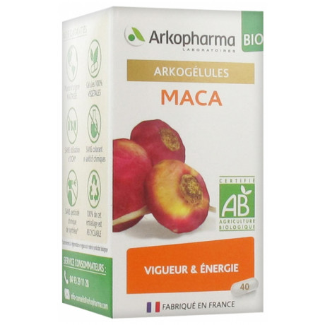 Arkopharma Arkogélules Maca Bio 40 Gélules