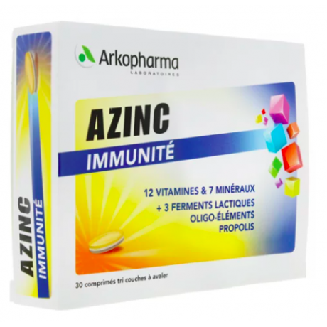 Azinc Immunité 30 comprimés Azinc Immunité 30 comprimés