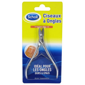 Scholl Ciseaux à Ongles Durs et Épais