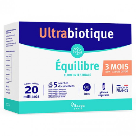 NUTRISANTE ULTRABIOTIQUE EQUILIBRE 3X30 GELULES NUTRISANTE ULTRABIOTIQUE EQUILIBRE 3X30 GELULES