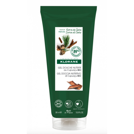 Klorane gel douche parfum ecorce de cèdre 200ml Klorane gel douche parfum ecorce de cèdre 200ml