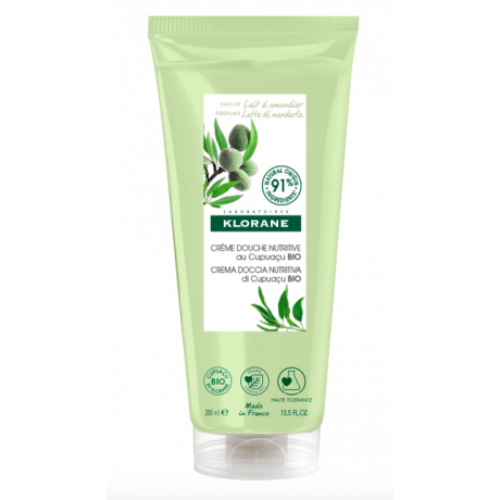Klorane crème de douche parfum lait d'amandier 200ml Klorane crème de douche parfum lait d'amandier 200ml