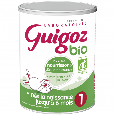 Guigoz : développent des laits infantiles pour couvrir les besoins de bébé.