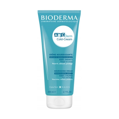 BIODERMA - Abcderm - Cold-Cream - Crème corps et visage nourrissante, 200ml BIODERMA - Abcderm - Cold-Cream - Crème corps et visage nourrissante, 200ml
