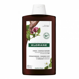 Klorane shampooing à la quinine & Edelweiss BIO 400ml