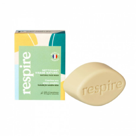 RESPIRE nettoyant visage solide 50g RESPIRE nettoyant visage solide 50g