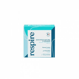 RESPIRE Dentifrice solide menthe 60 pastilles