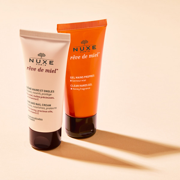 Nuxe Duo Rêve de Miel Gel Mains Propres 30ml et Crème mains et ongles 50ml Pharmammouth