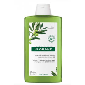 Klorane shampooing vitalité à l'olivier bio 400ml
