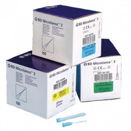 BD MICROLANCE 23G 25 MM BLEU BTE DE 100 BD MICROLANCE 23G 25 MM BLEU BTE DE 100