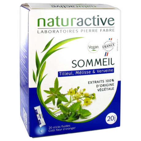 Naturactive Sommeil 20 Sticks Fluides