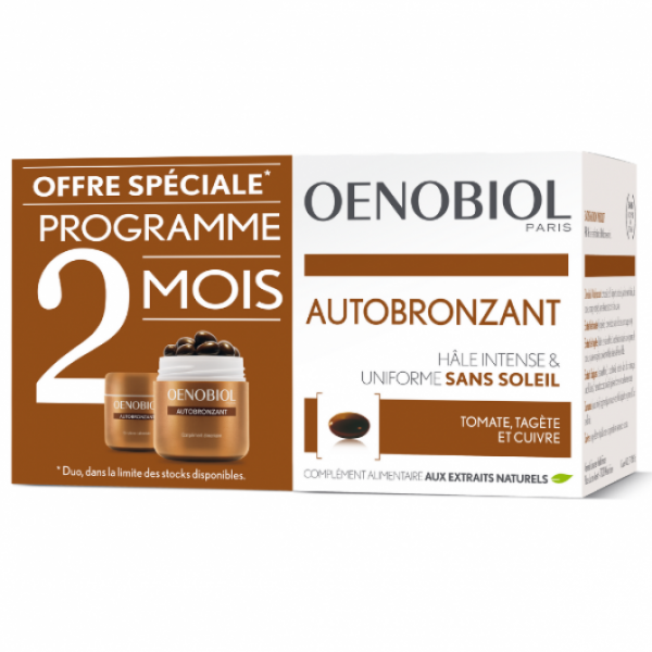 Oenobiol Autobronzant Lot De 2x30 Capsules