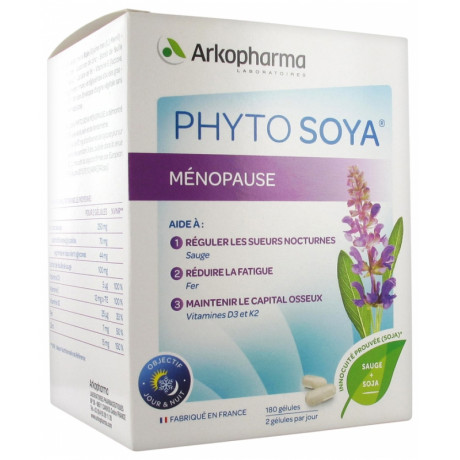 Arkopharma Phyto Soya Ménopause 180 Gélules Arkopharma Phyto Soya Ménopause 180 Gélules