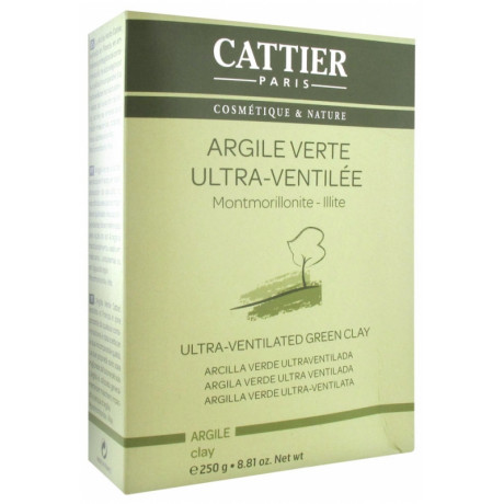 Cattier Argile Verte Ultra-Ventilée 250 g Cattier Argile Verte Ultra-Ventilée 250 g