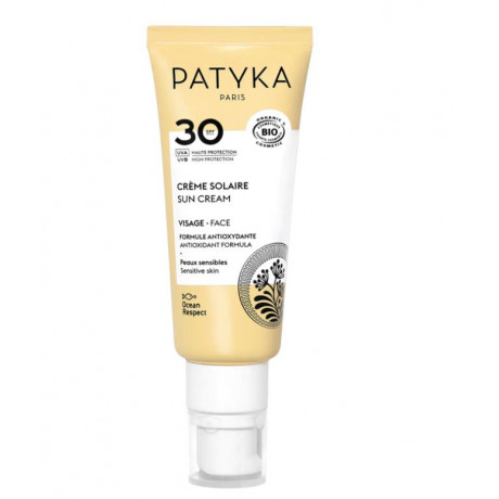 Patyka crème solaire visage SPF30 40ml Patyka crème solaire visage SPF30 40ml