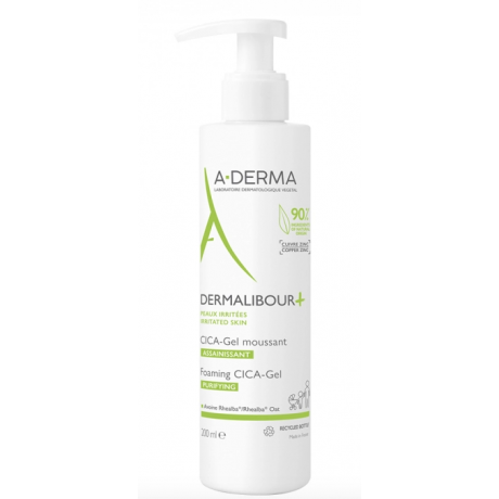 A-DERMA DERMALIBOUR + Gel Moussant assainissant - Peaux irritées