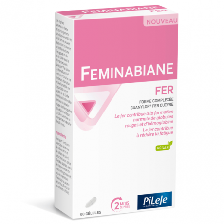 Pileje Feminabiane Fer 60 gélules Pileje Feminabiane Fer 60 gélules