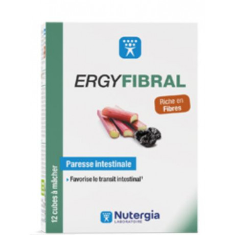 Nutergia Ergyfibral 12 cubes à macher Nutergia Ergyfibral 12 cubes à macher