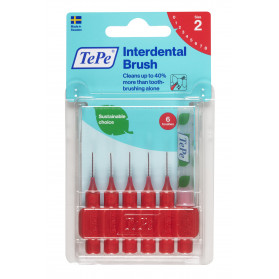 TePe Brossettes interdentaires TePe Originales Rouge - 0.5 mm - ISO 2