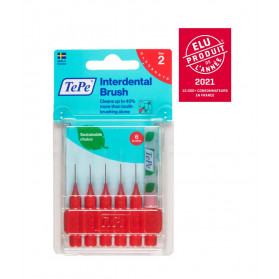 TePe Brossettes interdentaires TePe Originales Rouge - 0.5 mm - ISO 2