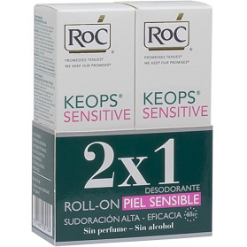Roc Keops Sensitive Déodorant Peaux Fragiles Bille 2x30ml